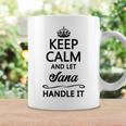 Keep Calm And Letana Handle It 面白い名前ギフト コーヒーマグ ギフトのアイデア