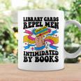 Library Cards Repel Men Intimidated By Books Sassy Reader Graphic Print Coffee Mug Gifts ideas