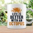 Life Is Better With An Octopus Cephalopoda 蛸 コーヒーマグ ギフトのアイデア