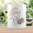 Line Art Abstract Minimalist Minimal For Book Lover Women Graphic Print Coffee Mug Gifts ideas
