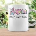 Peace Love Books Pastel Reading Heart Art For Book Lovers Graphic Print Coffee Mug Gifts ideas Peace Love Books Pastel Reading Heart Art For Book Lovers Graphic Print Coffee Mug Gifts ideas