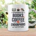 Powered By Books Coffee Endorphins Running Reader Runner Graphic Print Coffee Mug Gifts ideas Powered By Books Coffee Endorphins Running Reader Runner Graphic Print Coffee Mug Gifts ideas