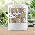 Readers Are Leaders Reading Book Lovers Teacher Women Kids Graphic Print Coffee Mug Gifts ideas