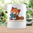 Well Red Panda Shirt Bookworm Reading Books Panda Graphic Print Coffee Mug Gifts ideas