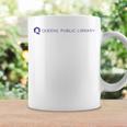 Retro Queens Public Library NY New York Book Lover Graphic Print Coffee Mug Gifts ideas