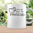 AS Tees Ask Me What I'm Reading Book Literature Love Read Graphic Print Coffee Mug Gifts ideas