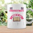 Never Underestimate An Old Woman Author Write Book Graphic Print Coffee Mug Gifts ideas