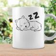 West Highland ホワイトテリア 犬 眠っているかわいいウェスティー コーヒーマグ ギフトのアイデア