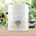 Woman Book Librarian Reading Pitbull Dog Owner Women Graphic Print Coffee Mug Gifts ideas