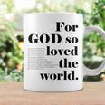 クリスチャン ジョン 3 16 18 Godo Loved The World 聖書の一節 長袖tシャツ コーヒーマグ ギフトのアイデア