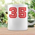 クールなレトロなレタリングジャージバックナンバー35 Thirtyfive コーヒーマグ ギフトのアイデア