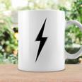 シンプルなブラックライトニングボルトグラフィック。 コーヒーマグ ギフトのアイデア
