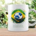 ブラジル選手 スポーツ ヴィンテージ 男性 ブラジル ブラジル コーヒーマグ ギフトのアイデア