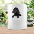 ブラックラブラドゥードル ポケット入り ラブラドゥードル犬愛好家 長袖tシャツ コーヒーマグ ギフトのアイデア