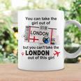 ロンドンガール ロンドン搭乗券 ロンドン コーヒーマグ ギフトのアイデア