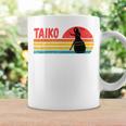 ヴィンテージサンセット太鼓ドラマー コーヒーマグ ギフトのアイデア