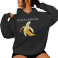 Dolce And BananaCute Graphic Banana レディースパーカー