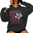 I'm Telling You I'm Not A Cat My Momaid I'm A Baby 面白い レディースパーカー