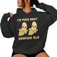 I'm This Many Bananas Old バナナ 2歳の誕生日 2歳 レディースパーカー