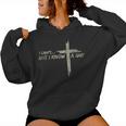 Vintage Retro Style I Cant But I Know A Guy Christian Jesus Women Hoodie