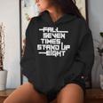 Falleven Timestand Up Eight インスピレーションスローガン レディースパーカー 彼女への贈り物