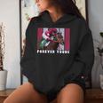 Forever Young Horse、競馬、デルマール、サンタアニタ 長袖tシャツ レディースパーカー 彼女への贈り物