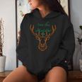 Jaegermeister Meister Deer Family Dad Mum Cheeky レディースパーカー 彼女への贈り物