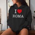 I Love Roma Graphic Novelty & Cool s レディースパーカー 彼女への贈り物