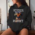 Wiener Mommyウィンナー・マミー ダックスフンド・ママ ダックスフンド・ママ 母の日 ダックスフンド レディースパーカー 彼女への贈り物
