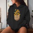 ゴッホ ひまわり ポケットアート 花柄 恋人スタイル 長袖tシャツ レディースパーカー 彼女への贈り物