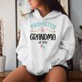 Promoted To Grandma Est 2026 Nana First Time Grandmother '26 レディースパーカー 彼女への贈り物