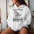 That's Enough I'm Going Mom & Dad アメリカンショートヘアキャット レディースパーカー 彼女への贈り物