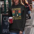 Coffee Because Murder Is Wrong ファニーブラックキャット ビンテージ レディースパーカー 面白い贈り物