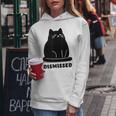 Annoyed Cat Dismissedarcastic Rolling Eyes カワイイキャット レディースパーカー 面白い贈り物