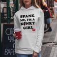 Pank Me I'm A Kinky Girl レディースパーカー 面白い贈り物