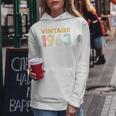 ヴィンテージ 1963 63歳の誕生日プレゼント 男性 女性 63歳 レディースパーカー 面白い贈り物