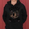 Coffee First コーヒー・コーヒー・ファースト・アダルト・セカンド・ファニー・オフィス・セイイング レディースパーカー