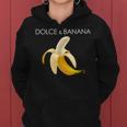 Dolce And BananaCute Graphic Banana レディースパーカー