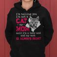 I'm Telling You I'm Not A Cat My Momaid I'm A Baby 面白い レディースパーカー