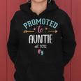 Promoted To Auntie 2026 First Time Aunt Est 2026 Aunty To Be レディースパーカー