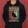 This Is My Human コスチューム I'm Really A Burrowing Owl 長袖tシャツ レディースパーカー