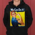 「We Can Do It」ポスター ロージー The Riveter Girl Power」 レディースパーカー