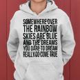 Somewhere Over The Rainbow-メンズ レディース キッズ バタフライ レディースパーカー
