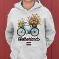 オランダの風車 チューリップフィールド オランダ 春の花 バイク レディースパーカー