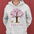 柴犬 和 桜 桜 花 木 春 レディースパーカー