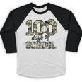 100 Days Of School Camo Baseball Camouflage For Kids Baseball Raglan Shirt 100 Days Of School Camo Baseball Camouflage For Kids Baseball Raglan Shirt
