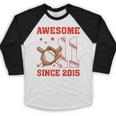 Awesome Since 2015 11 Year Old Boys Bday Baseball Theme Baseball Raglan Shirt Awesome Since 2015 11 Year Old Boys Bday Baseball Theme Baseball Raglan Shirt