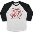 Baseball 67 Six Seven Gen Alpha Meme Valentine's Day Baseball Raglan Shirt