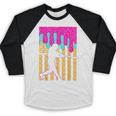 Baseball Drip Bat Boys Ice Cream American Flag 4th Of July Baseball Raglan Shirt Baseball Drip Bat Boys Ice Cream American Flag 4th Of July Baseball Raglan Shirt