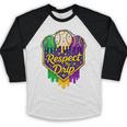 Baseball Ice Cream Respect The Drip Mardi Gras Carnival Boys Baseball Raglan Shirt Baseball Ice Cream Respect The Drip Mardi Gras Carnival Boys Baseball Raglan Shirt